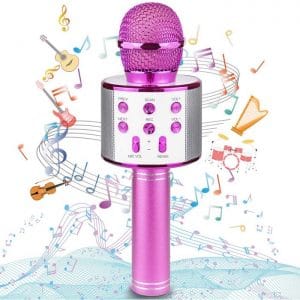Wireless Microphone (Bluetooth Connection) PINK